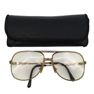 VTG Marcolin Marchon 900-F9 Gold Silver Metal Eyeglasses Glasses Frames Italy